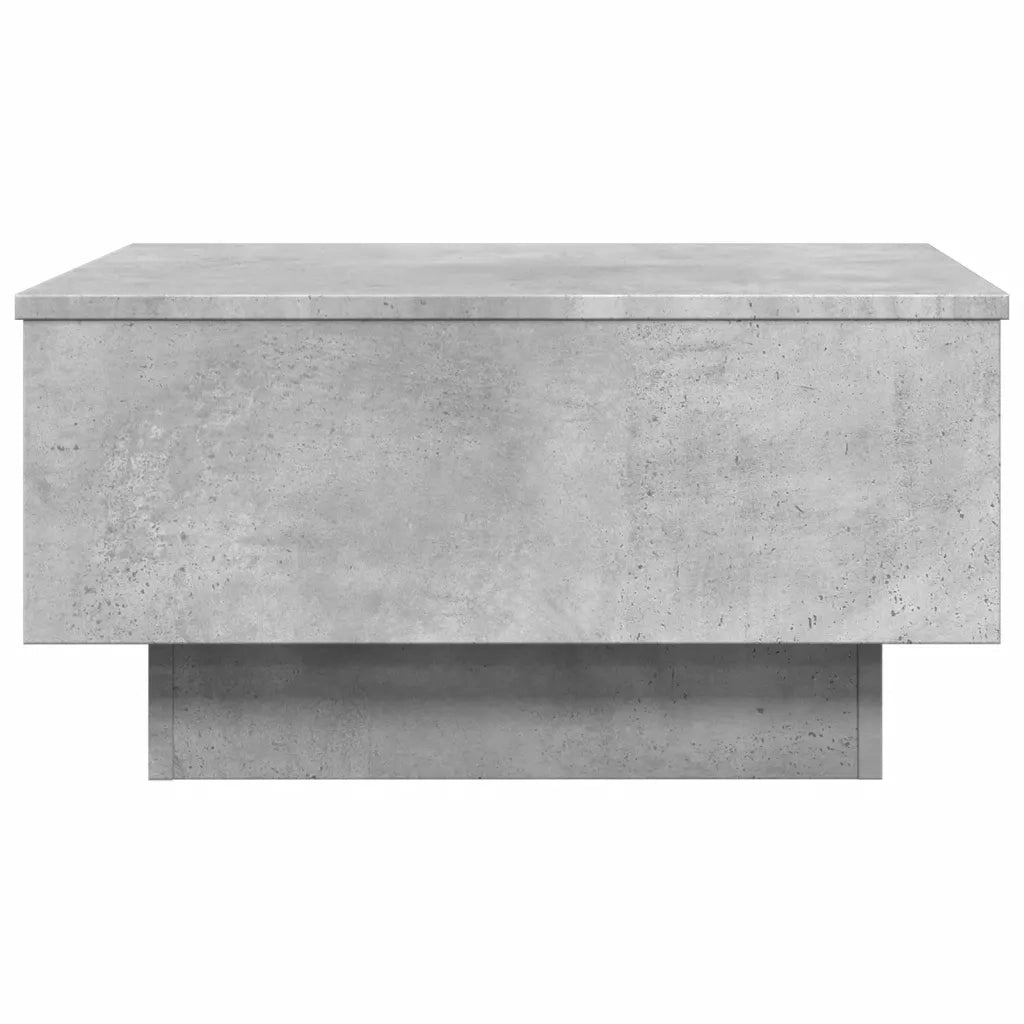Tavolino da Salotto Grigio Cemento 60x45x31cm Legno Multistrato