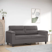 Divano a 2 Posti Grigio 140 cm in Similpellecod mxl 109376