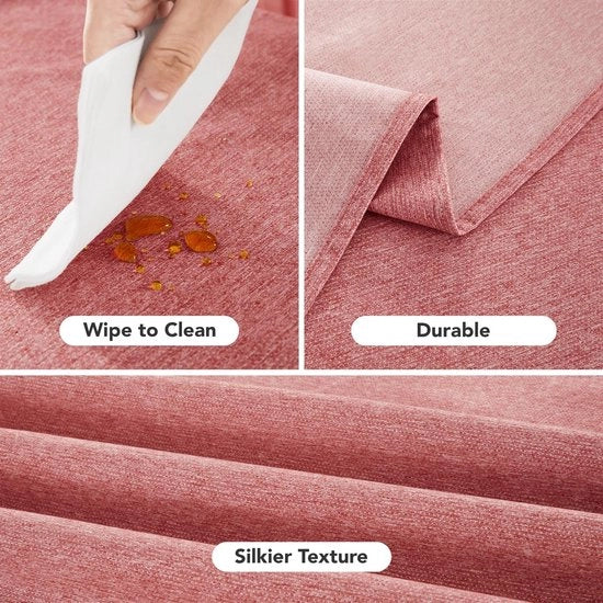 Tappeto di Protezione Acquatica - Stile e Robusto - Rosso di Pietra - Facile da Pulire - Adatto per Cucina e Salotto
