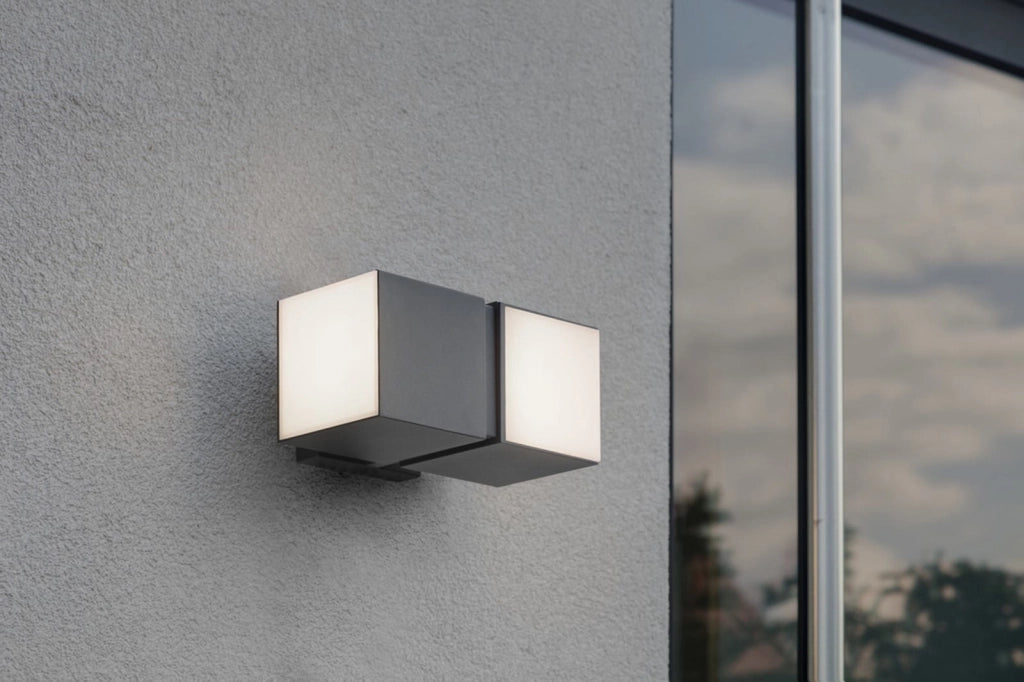 Applique esterna CUBA antracite LED 23W 4000K IP54