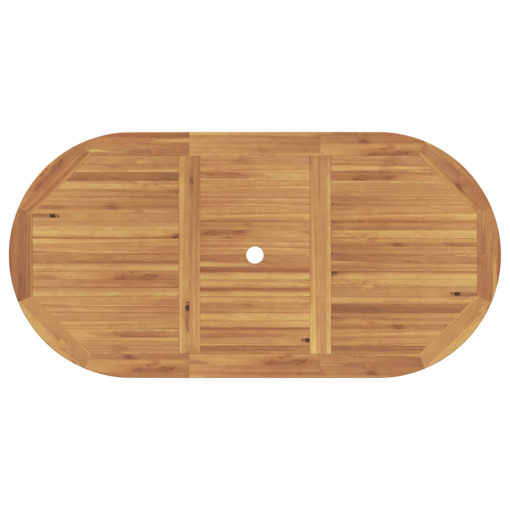 Set da pranzo da giardino  5 pezzi pieghevole in legno massello di teak