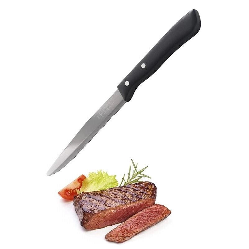 MAURY'S SET DA 6 COLTELLI PER PIZZA IN ACCIAIO INOX DI COLORE NERO