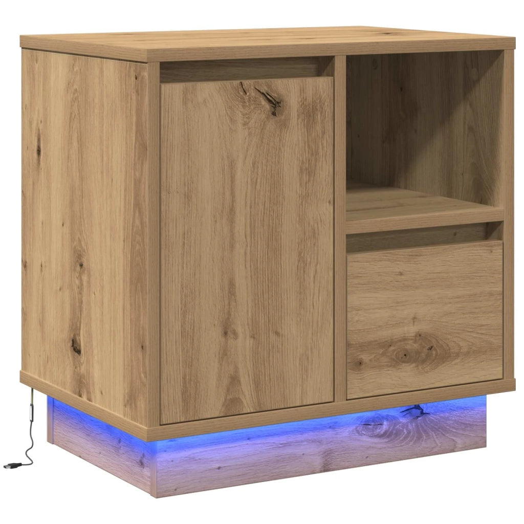 Armadio da Notte Rovere artigianale 50 x 34,5 x 50 cm. 869592