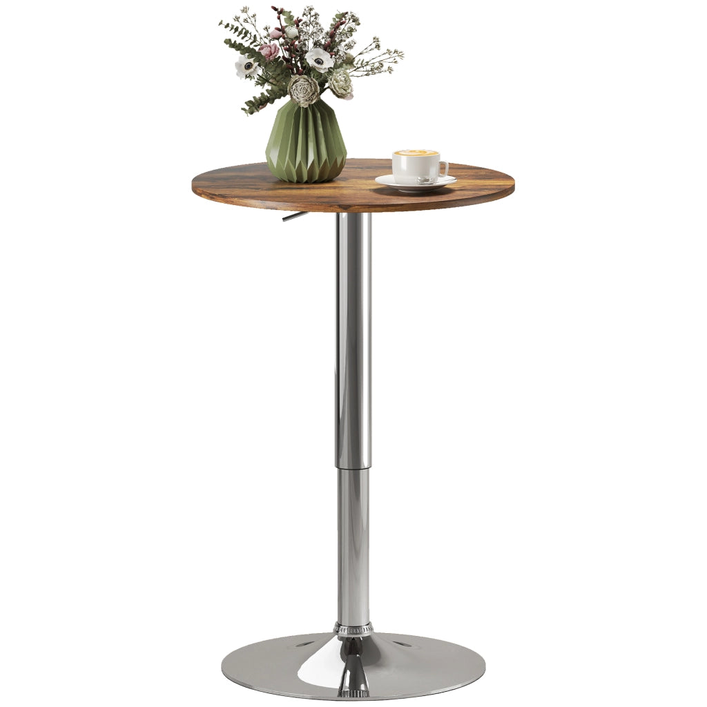Tavolo bar regolabile 67-93 cm ¨C Xylo ¨C Piano girevole 360¡ã marrone