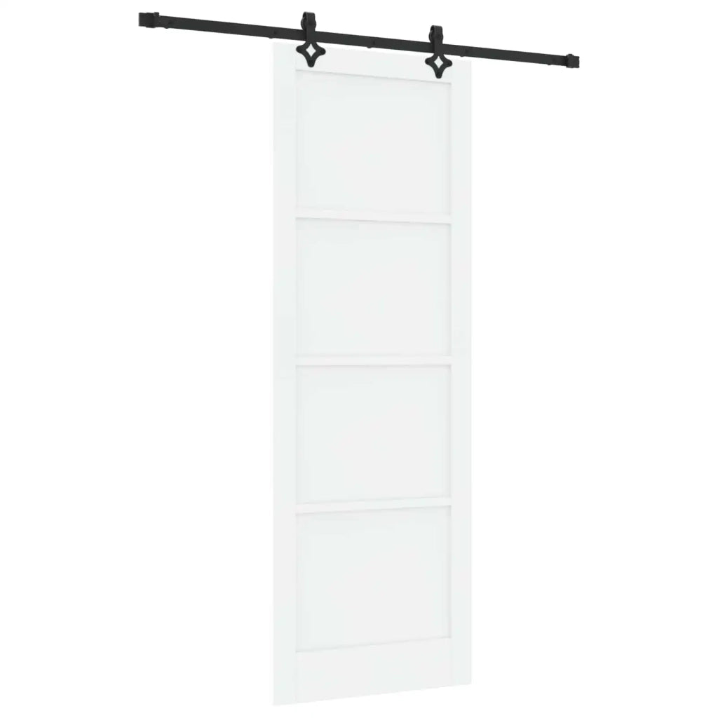 Porta scorrevole Bianco e Nero 83 x 232 cm