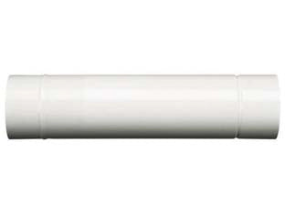 TUBO PORCELLANATO PER STUFE A LEGNA BIANCO ALA SMALTO CLASSIC  ø mm.80x500h.    ALA