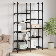 Libreria Rovere nero 100 x 32 x 170 cm Legno multistrato 881892