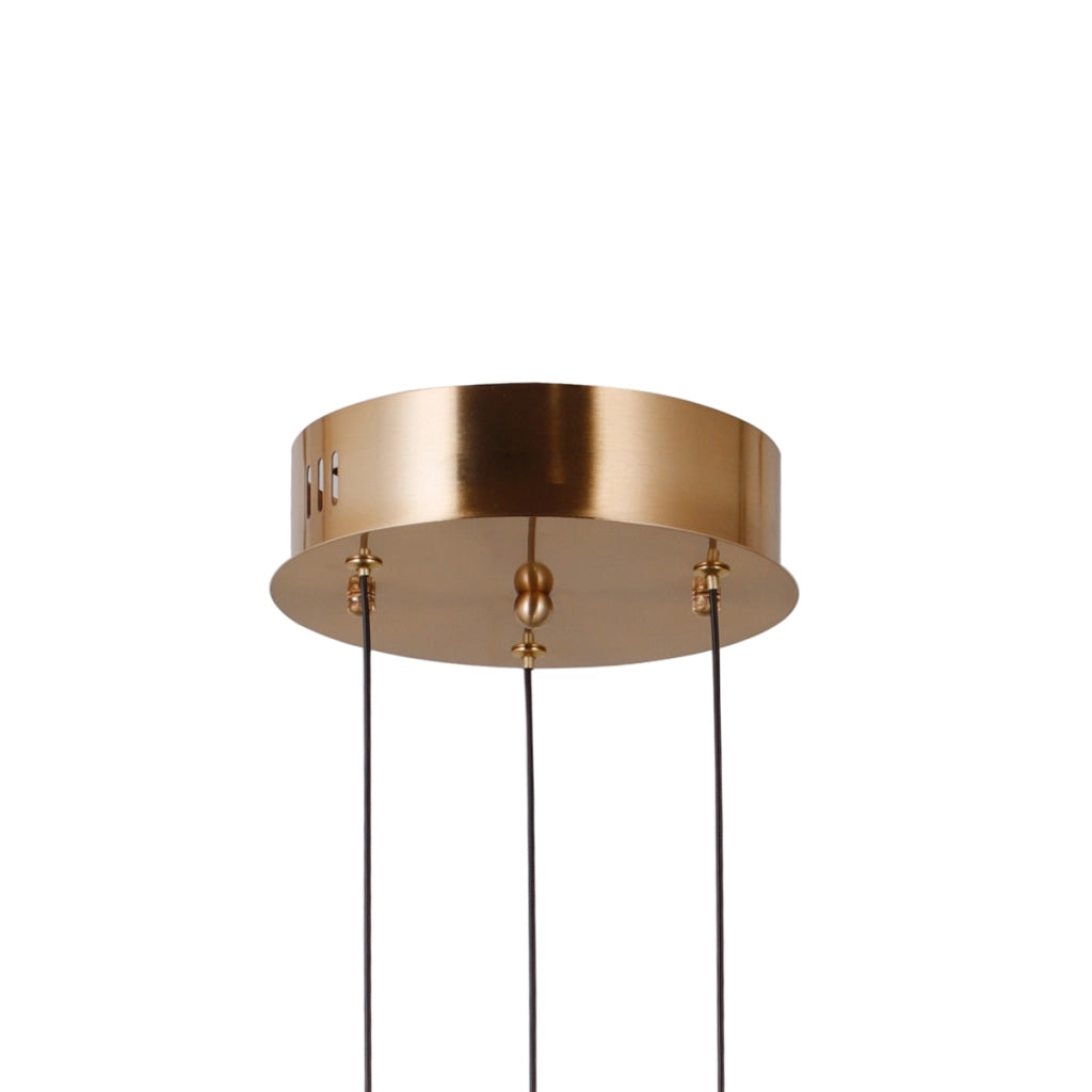 Lampada sospensione Italux GANTI LED 8W ottone Ø27