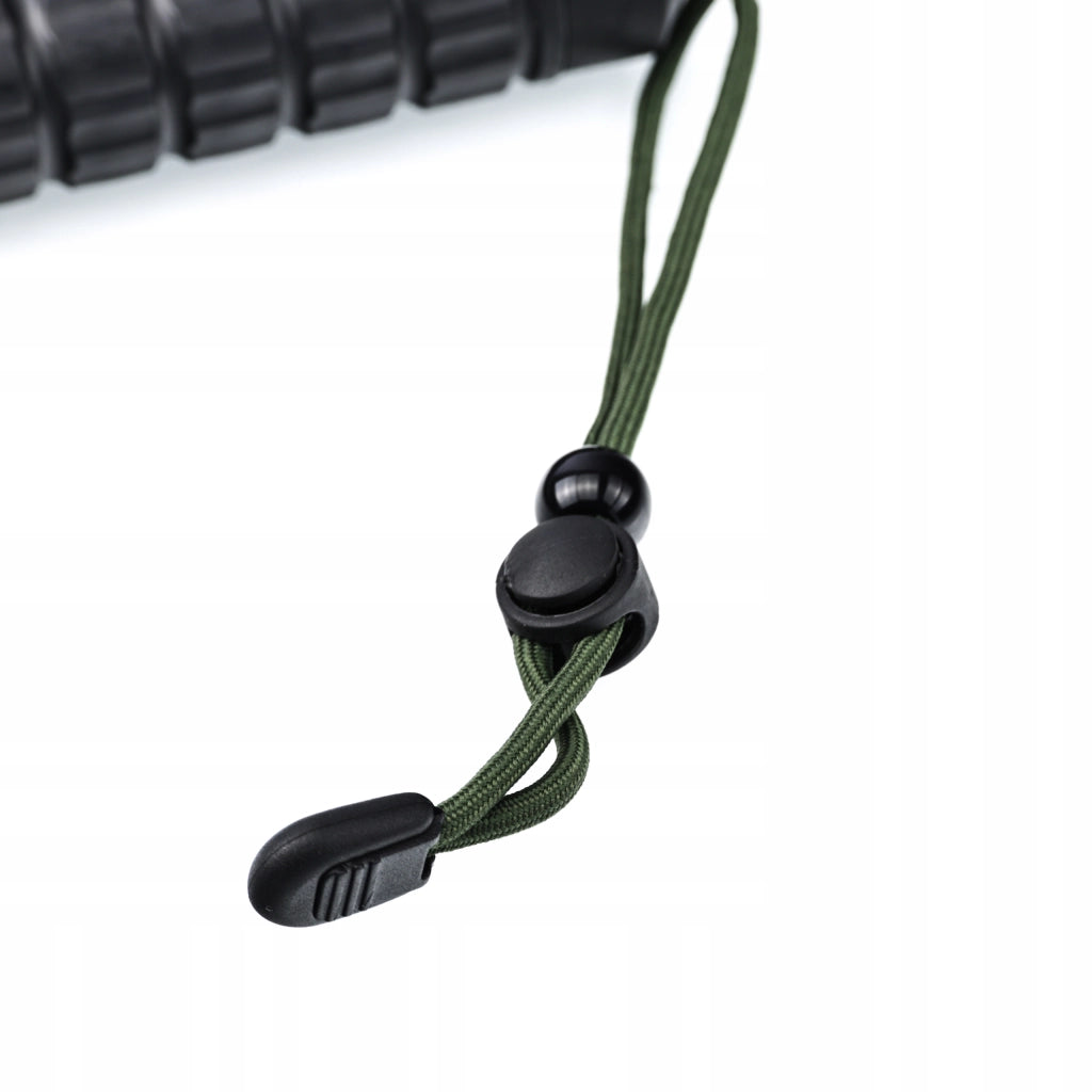 Bastone Telescopico 555 mm con Custodia – Costruzione Solida, Impugnatura Ergonomica | 2 Pezzi, Cromatura Nera