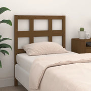 Testiera per Letto ambra 105,5x4x100 cm Legno Massello di Pino 818908