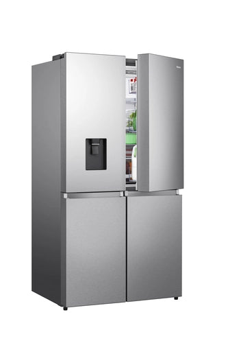 Hisense frigorifero Quattro Porte RQ758N4SWSE libera installazione 606L Classe E Dispenser Acqua Metal Cooling WiFi