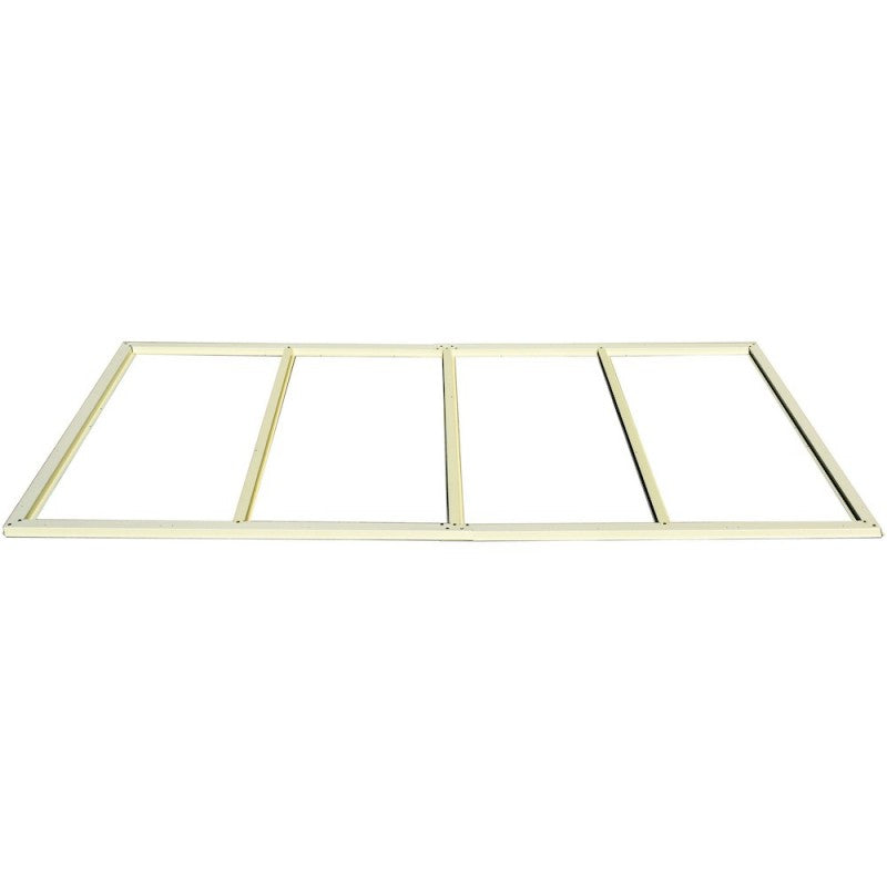 Casetta da Giardino Porta Attrezzi 122x240x188 cm in PVC Avorio