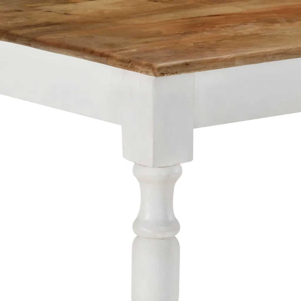 vidaXL Tavolo da Pranzo 110x60x75 cm in Legno Massello di Mango