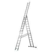 Scala Trasformabile Tripla in Alluminio Scorrevole Gierre Formato: 3x12