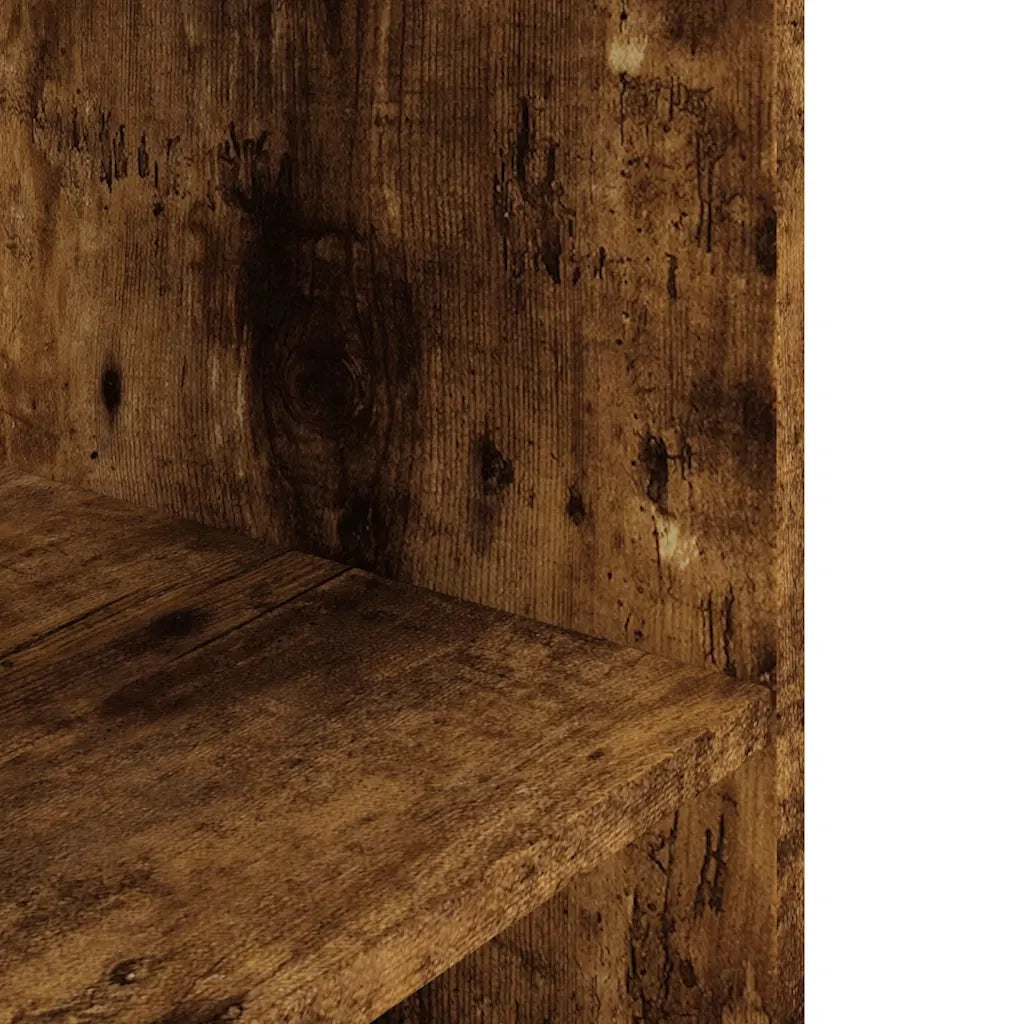 Supporto per acquario in rovere affumicato 80x35x60 cm in legno ingegnerizzato 833580