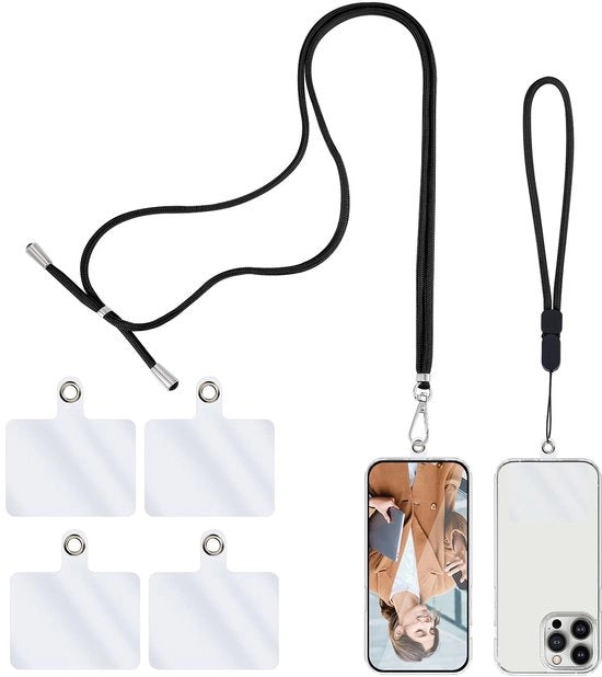 Cavo di rete universale - Cavo di rete regolabile con cintura in nylon - Cavo di rete con chiusura a clip - Cavo di rete lungo - Incluso 4 cavi di rete di riserva - Cavo di rete per telefono