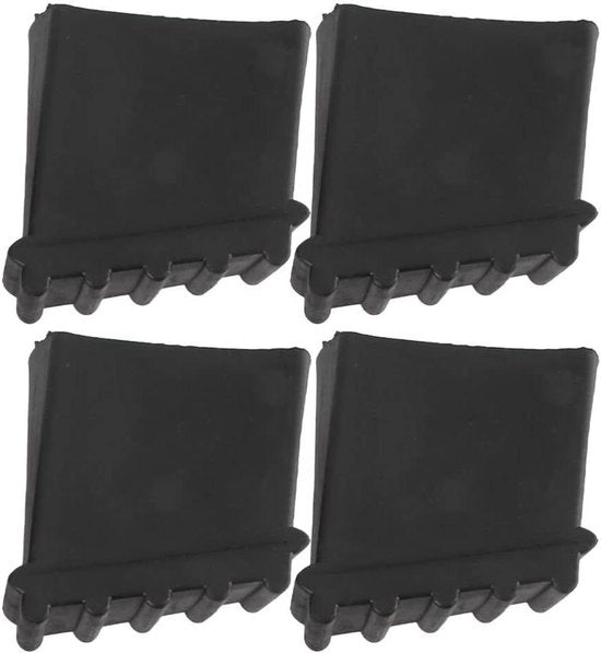 Set di 4 piedini antiscivolo in gomma per gambe di scala - Accessori di riserva per scala con protezioni di copertura