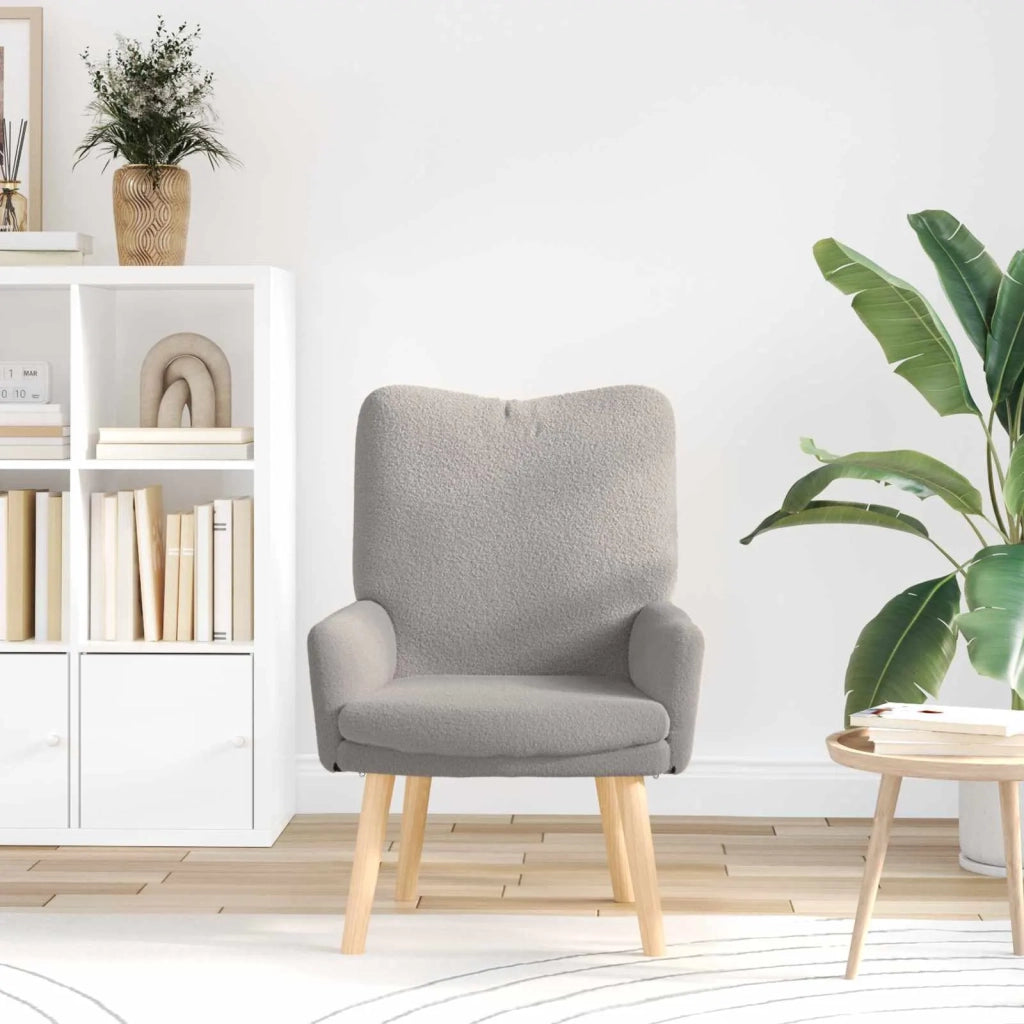 Poltrona | Sedia Relax Grigio chiaro 63 x 67 x 94 cm
