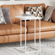 Tavolino da Salotto Bianco 40x30x59 cm in Legno Multistrato 336131