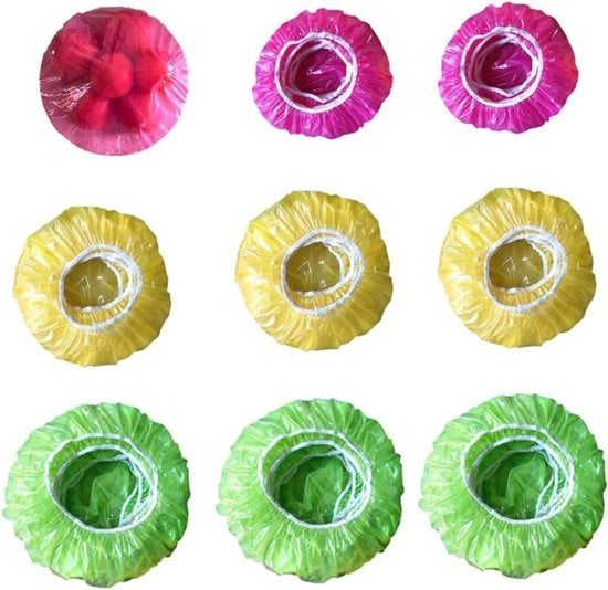 Deksels elastici riciclabili per conservazione alimentare in diverse misure con conservazione verdure.
