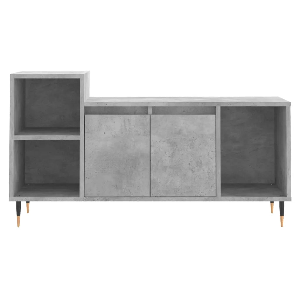 Mobile per TV-Credenza TV-Console TV Grigio Cemento 100x35x55 cm Legno Multistrato 651254