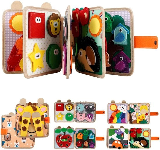 Pannello Sensoriale per Bambini - Attività 3D - Flessibilità e Movimento - Educativo e Divertente - Attività per lo Sviluppo Motorio