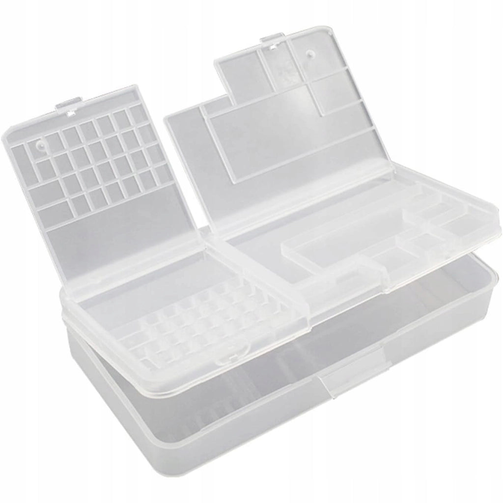 Organizer in Plastica per Componenti 205x100x45mm – Doppio Strato, Materiale PP Resistente