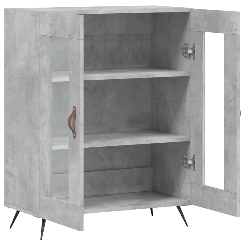 Buffet credenza cassettiera armadio mobile contenitore organizer per cucina soggiorno salotto 69,5 x 34 x 90 cm legno ingegnerizzato grigio 02_0032011