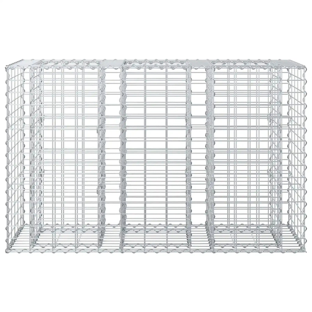 Letto rialzato in gabbione Argento CFW4908011