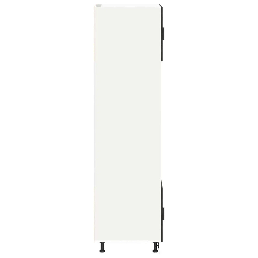 Armadio per forno Rovere Nero 60 x 57 x 207 cm 3417316