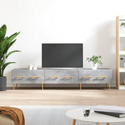 Mobile Porta TV-Mobile per TV-Credenza TV Grigio Cemento 150x36x30 cm Legno Multistrato 909527