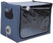 Casa per animali domestici - Cassetta diffusore comoda - Design trasparente - Sicuro e protetto - Adatto per animali domestici -...