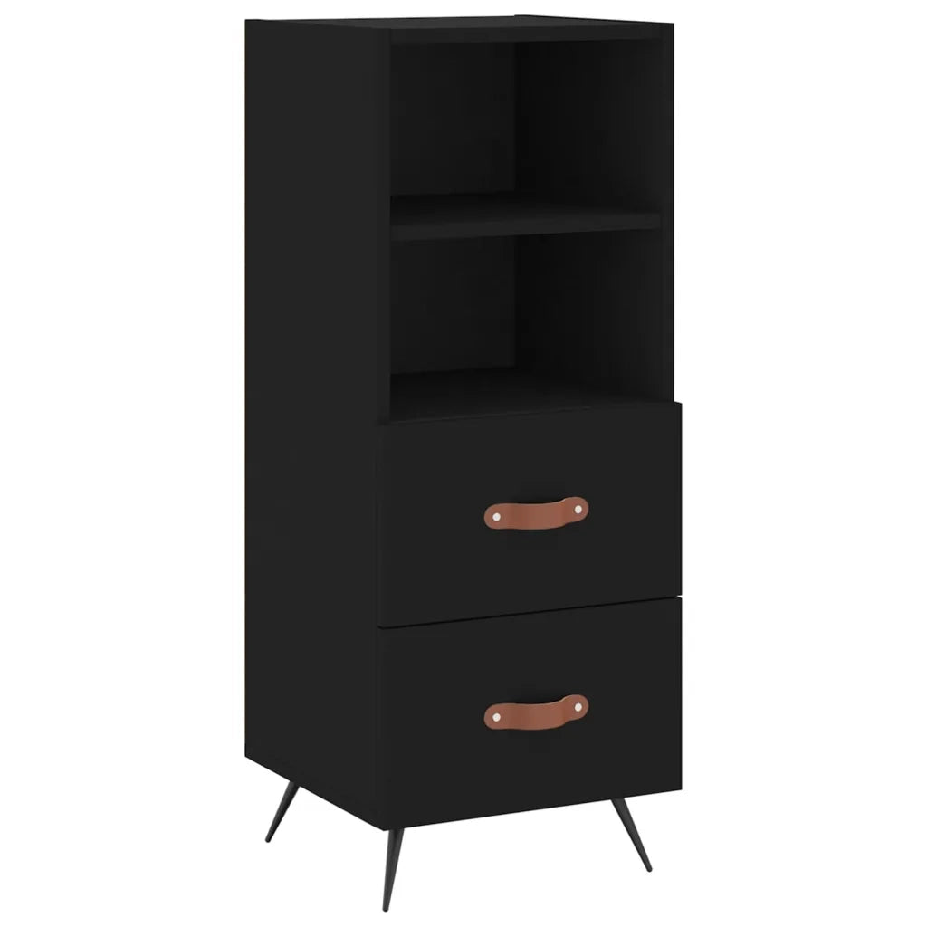 Credenza Nero 34,5x34x90 cm in Legno Multistratocod mxl 103541