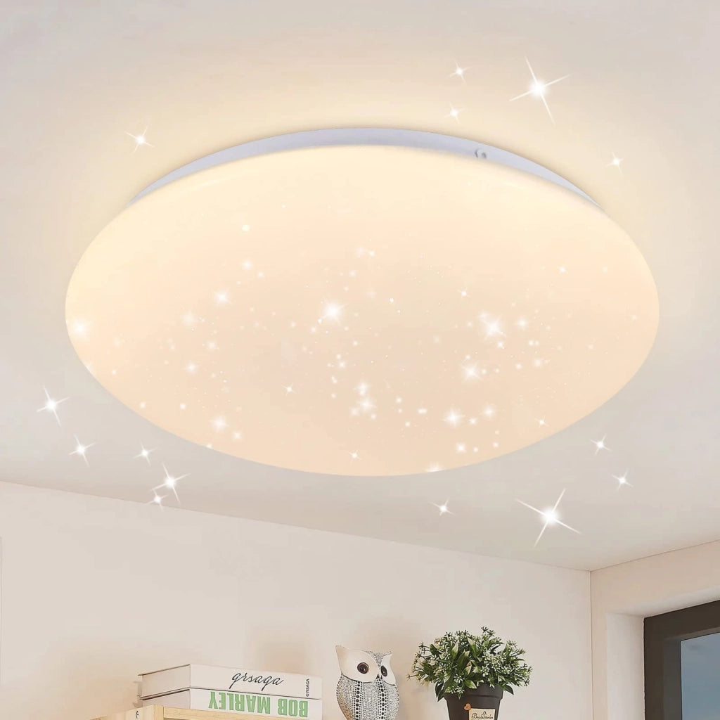ZMH Lampada da soffitto plafoniera LED cielo stellato rotonda moderna per soggiorno