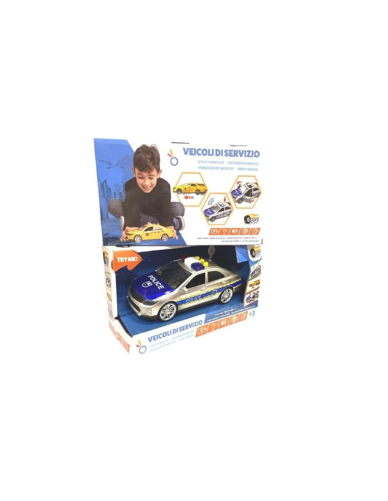 Auto Polizia con luci e suoni, Eta 3+