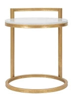 Tavolinetto Round Marble cm 40X43X50