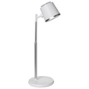 Lampada da tavolo e da parete per ufficio 2 in 1 Illuminazione da tavolo bianca Lampada da lettura per computer Braccio staccabile Funzione CCT Dimmer Stepless