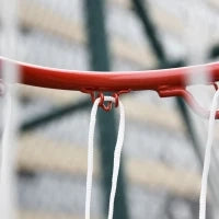 Canestro Portatile Canestro Basket da Esterno con Altezza Regolabile 193.5-248.5cm e Base da Riempire con Acqua o Sabbia, in Acciaio e Nylon 73x49x194-249cm