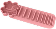 Oggetto di Supporto per Pennello da Trucco in Silicone - Appeso, Raccoglitore di Pennelli senza Foro, Organizzatore di Pennelli con Laccio ad Adesione con Molte Fessure