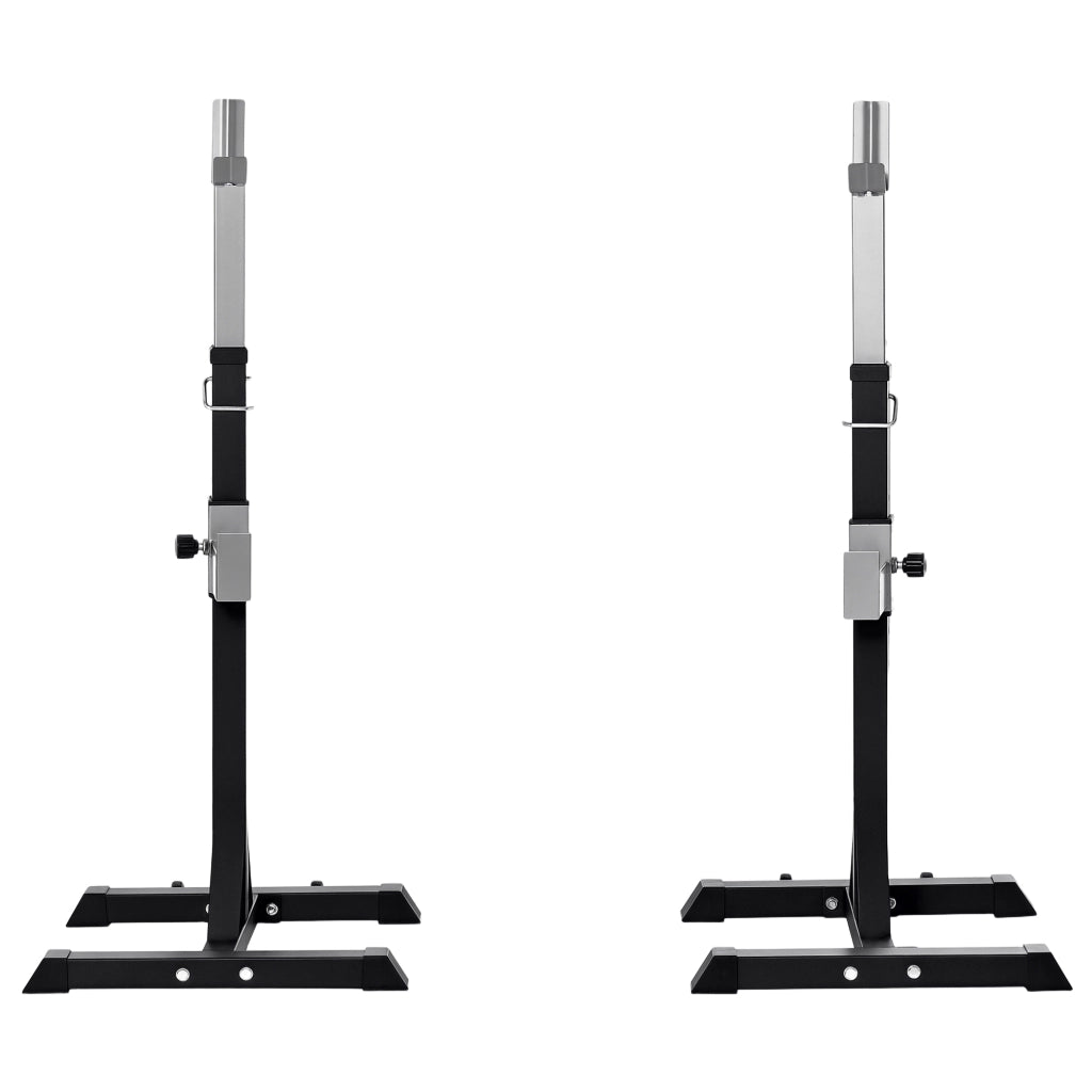 Rack Porta Bilanciere Acciaio ¨C Zephmum ¨C Nero 55x57x105-170cm