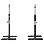 Rack Porta Bilanciere Acciaio ¨C Zephmum ¨C Nero 55x57x105-170cm