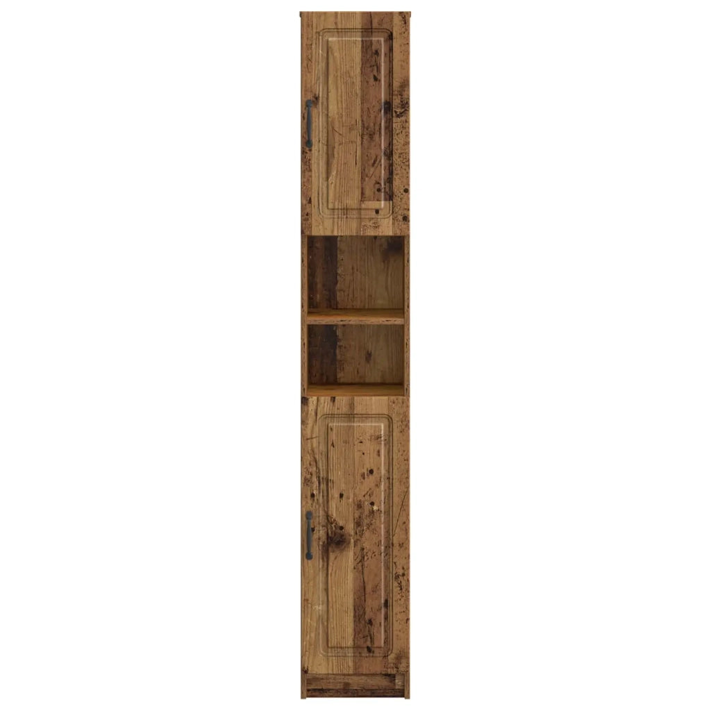 Armadio da Bagno con Ripiano Aperto UTRECHT Legno antico 897703