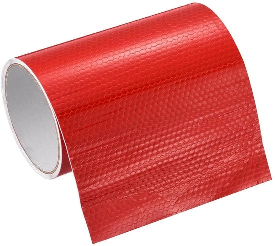Nastro riflettente, nastro di avvertimento, impermeabile e autoadesivo, 15,2 x 2,5 m