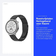Cinturino in acciaio inossidabile per orologio Xiaomi Watch S4 41 mm