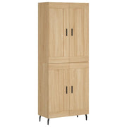 Credenza | Madia | Buffet da pranzo | Armadio da pranzo Rovere Sonoma 69,5x34x180 cm in Legno Multistrato