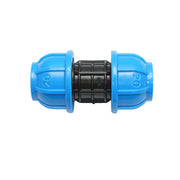 Giunto di compressione uguale D20x20mm, PN16 per sistemi di irrigazione