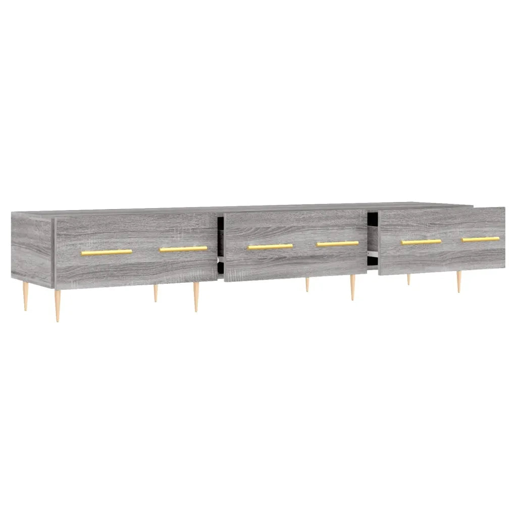 Mobile Porta TV Grigio Sonoma 150x36x30 cm in Legno Multistrato 829146