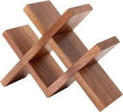 Wine rack in legno di quercia per 4 bottiglie - wine rack - contenitore per bottiglie di bevande - home bar - cucina