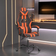 Sedia da Gaming Nero e Arancione in Similpelle 3143824