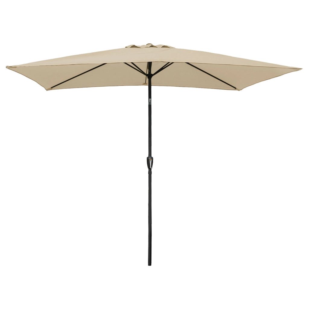 HAPUNAOmbrello rettangolare diritto 2x3m beige